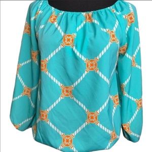 Macbeth Collection Peasant Blouse